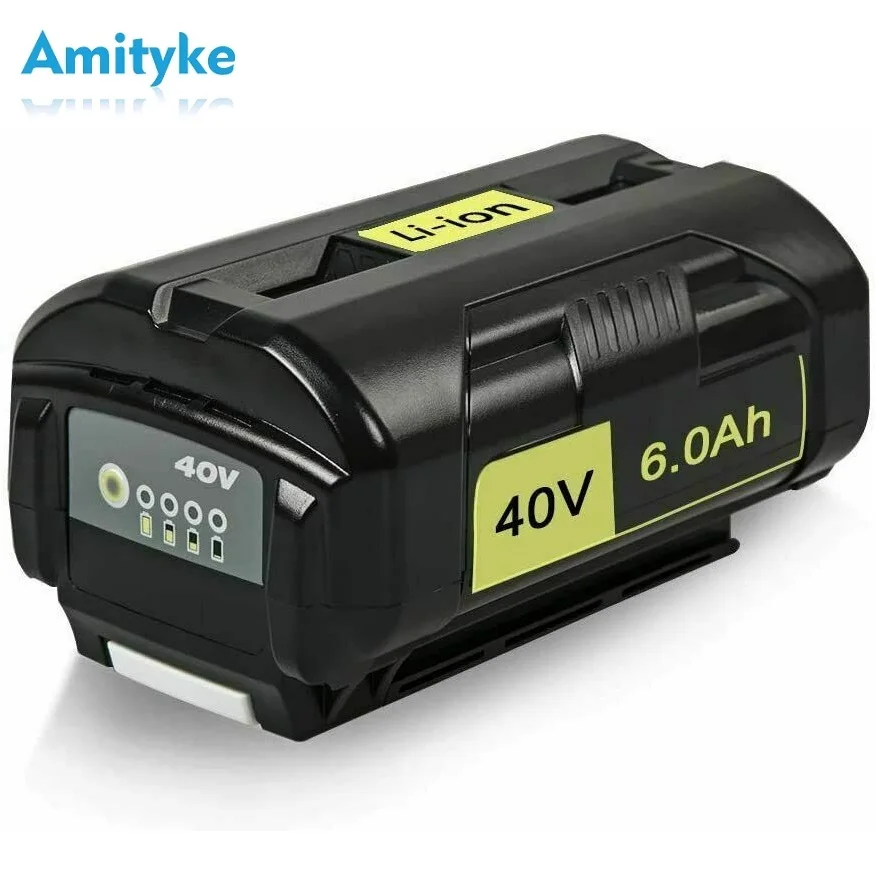 Литий-ионная батарея 40 в 6000 мАч совместимая с инструментами Ryobi OP4015 OP4026 OP40201 OP40261