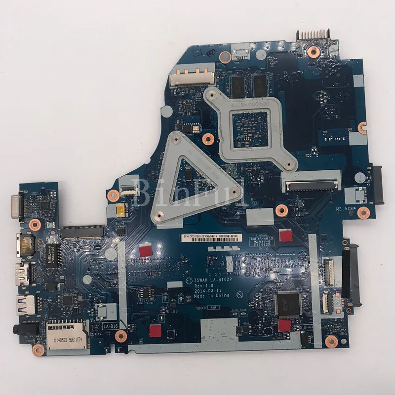 Высокое качество для E1-572 E1-572G материнская плата для ноутбука Z5WAH LA-B162P с SR1EA I7-4600U cpu полностью протестирована