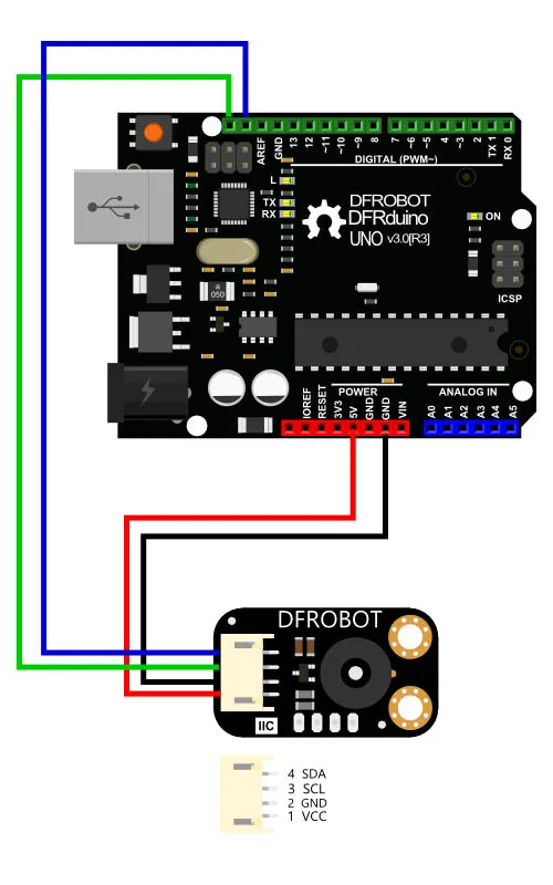 Arduino I2C бесконтактных ИК Температура Сенсор зонд бесконтактный инфракрасный датчик температуры MLX90614-DCI