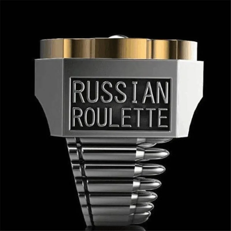 FFLACELL 2020 Новое модное изысканное кольцо в стиле панк русская рулетка ювелирное