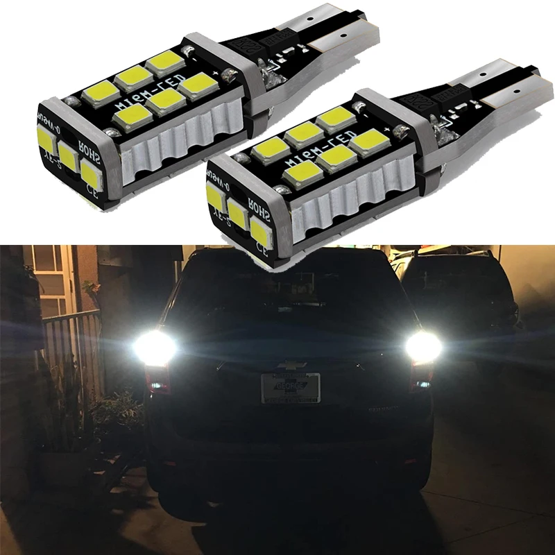 2 шт. светодиодный фонарь заднего хода W16W T15 Canbus 921 912 для Chevrolet Cruze Malibu Epica CAPTIVA