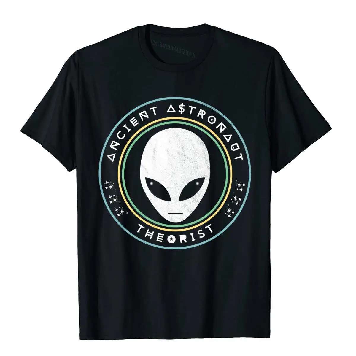 New Ancient Astronaut Theorist Long Sleeve T-Shirt__B11056black