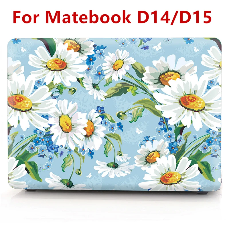 

Glitter Print Matte Clear Cover for Huawei Matebook D 14 D 15 2020 Case Hard Laptop Cover for Matebook D14 D15 2020 Cases Funda