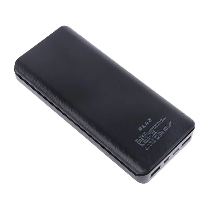 Двойной usb type-C внешний аккумулятор в виде ракушки DIY Kit 20000 мАч 8x18650 чехол для зарядного устройства Micro USB порт для мобильных телефонов Аксессуары F3MA
