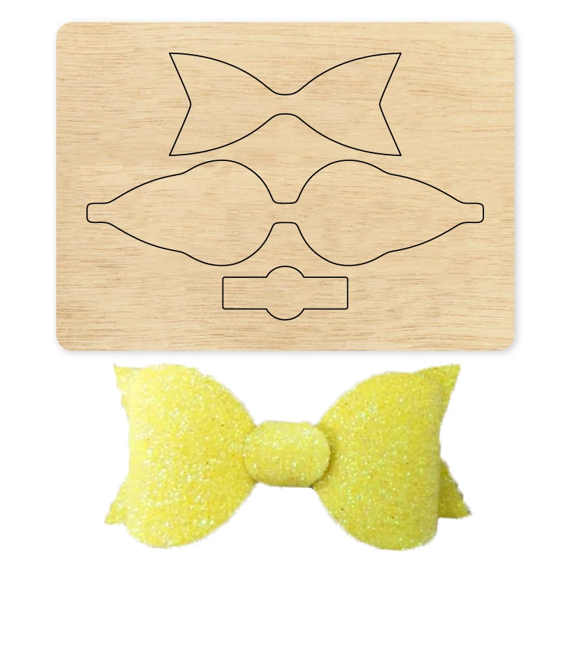 

106*148*18mm Bow Wood Dies Cut Mold Accessories for DIY Paper Card Making Photo Scrapbooking Decor Supplies Embossing Dies