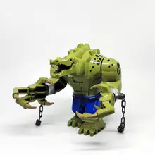 Blocs de construction pour enfants, 1 pièce, Compatible avec les figurines d'animaux sauvages, briques de bricolage, jouets éducatifs