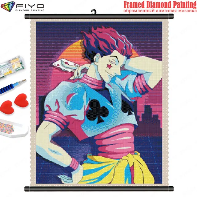 Diamond Painting 5D DIY Anime Hunter X Hunter Diamond Mosaic Embroidery Cross Stitch Kit Home Decor Handicraft pintura diamante 