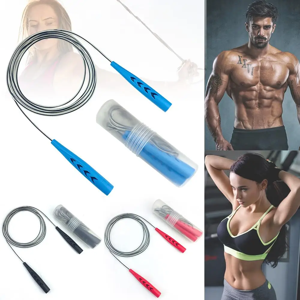 

jump rope Tangle-Free jumping rope skipping rope speed Crossfit Equipments Skipping Fitness Workout Equipment Send box