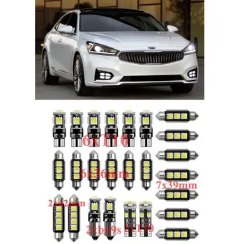 

Car Interior Led Light Kit For kia amanti borrego cadenza forte k900 rondo error free t10 31mm 36mm 39mm 42mm