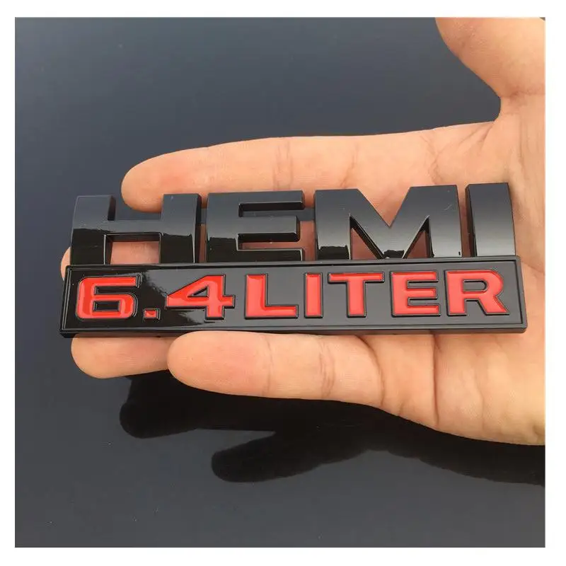 Бесплатная доставка HEMI 6 4 литр значки наклейки логотипы марок машин