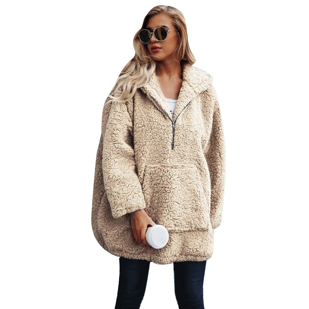 Women Winter Jacket New Sweaters Loose Fur Jacket Pregnant woman Outwear Maternity Coat Ladies Jacket Winter Pregnant Clothes