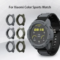 Voor Xiaomi Mi Smart Horloge Kleur Sport Versie Smart Horloge Tpu Shell Protector Cover Band Armband Sikai 2021 Nieuwe case