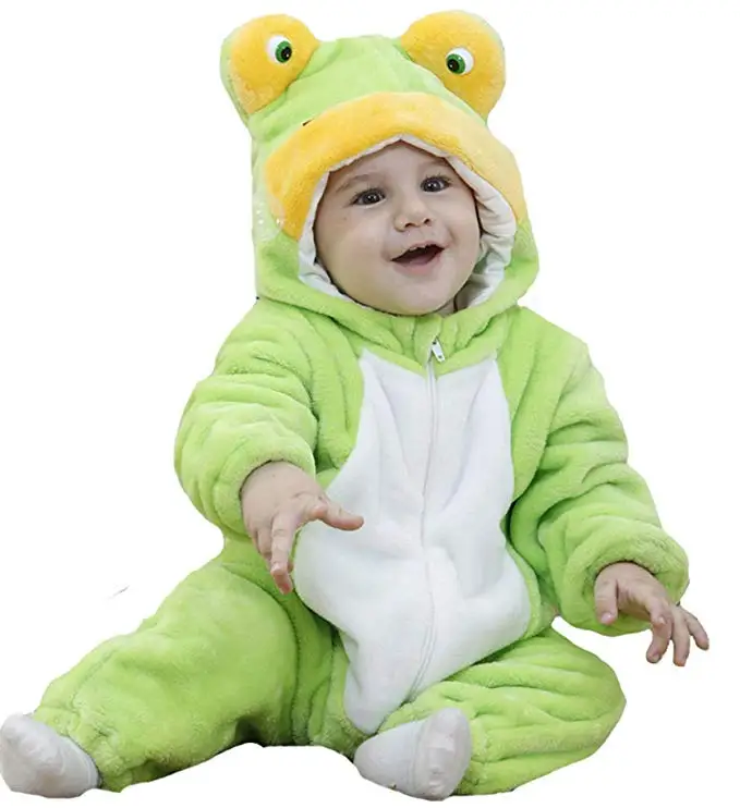 Новинка; Детский костюм с Пчелой и насекомыми; комбинезон; вечерние костюмы на Хэллоуин для костюмированной вечеринки; праздничная одежда на Рождество - Цвет: Frog