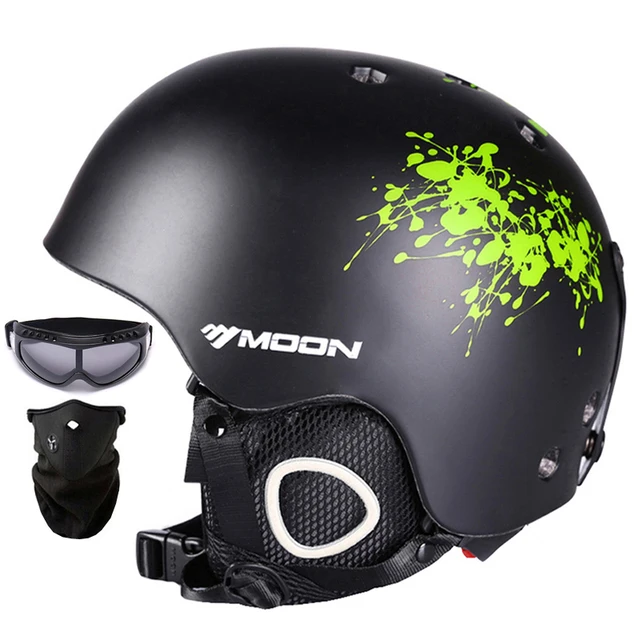 US $28.94 MOON Professional Ski Helmet High Quality Women Men Skiing Helmet Ultralight Ski Snowboard Skateboa