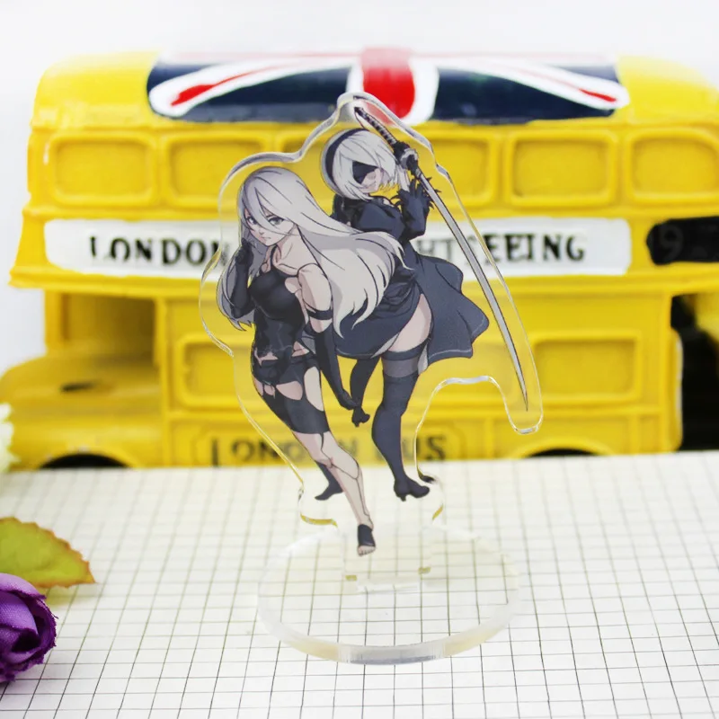 

NieR:Automat Display Stand Plate Anime Game Cartoon Figure YoRHa No. 9 Type S Stand Model Holder Cardboard Christmas Days Gift