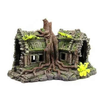 

Resin Imitation Wooden Root Fish Shrimp House Shelter Aquarium Ornament Fish Tank Decoration