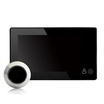 

4.3inch Home Security System Easy Operate TFT LCD Wide Angle Peephole Battery Powered Anti Theft Video Doorbell Zinc Alloy