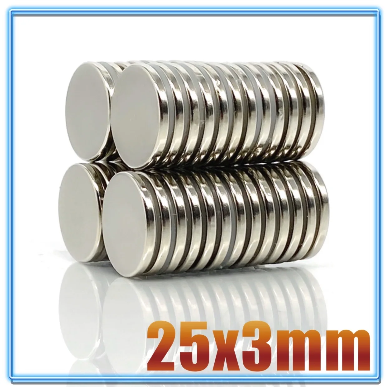 2/5/10/20/50/100pcs 25x3 Mm N35 Round Powerful 25mm