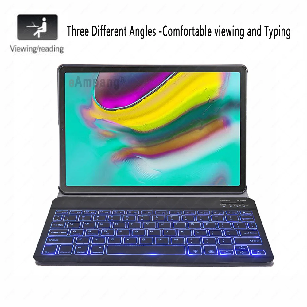 Ipad Case Tablet Case Ipad Keyboard Case Backlit Keyboard Case For Samsung Galaxy Tab S7 11 S8 11.0 S6 Lite S5E A8 10.5 A7 10.4 A7 Lite 8.7 A 10.1 10.5 Cover