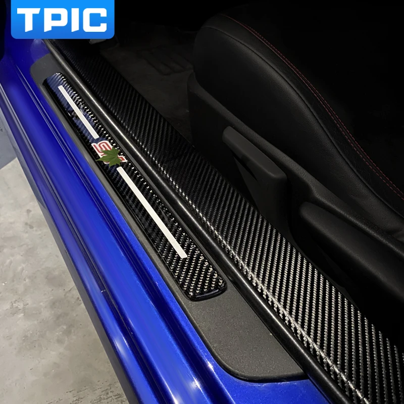 TPIC карбоновые накладки на пороги, защитные накладки на пороги TRD STI, защитные накладки на пороги для Subaru BRZ Toyota 86 2013
