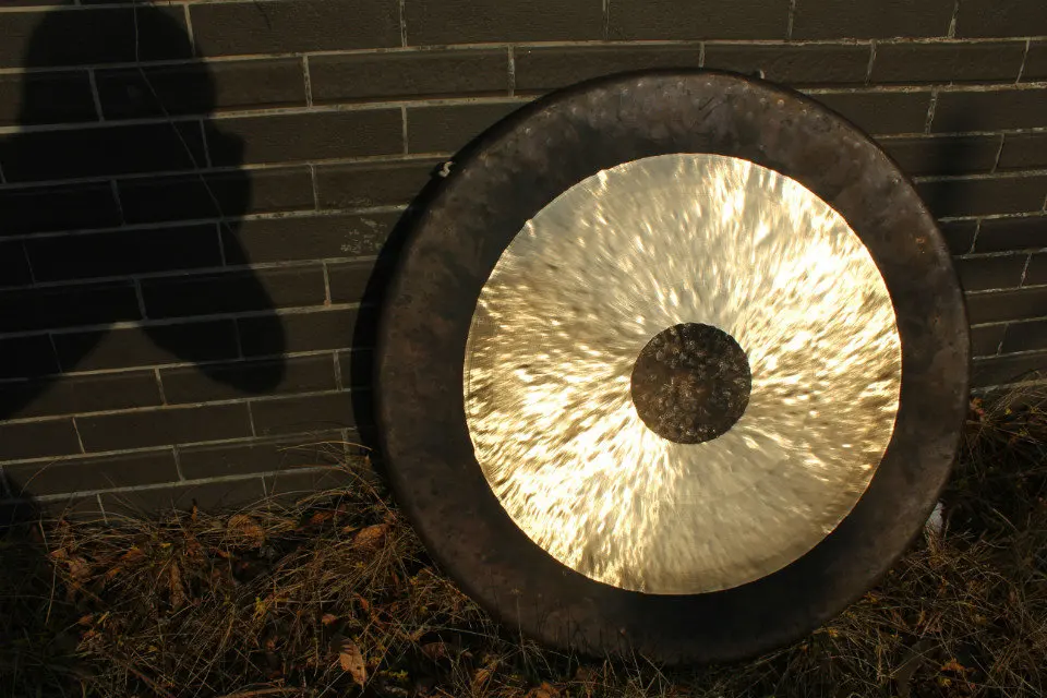 Chinese Gong Instrument arboreal gong b20 metal traditional chinese gongs handmade 8'' chau gong and mallet