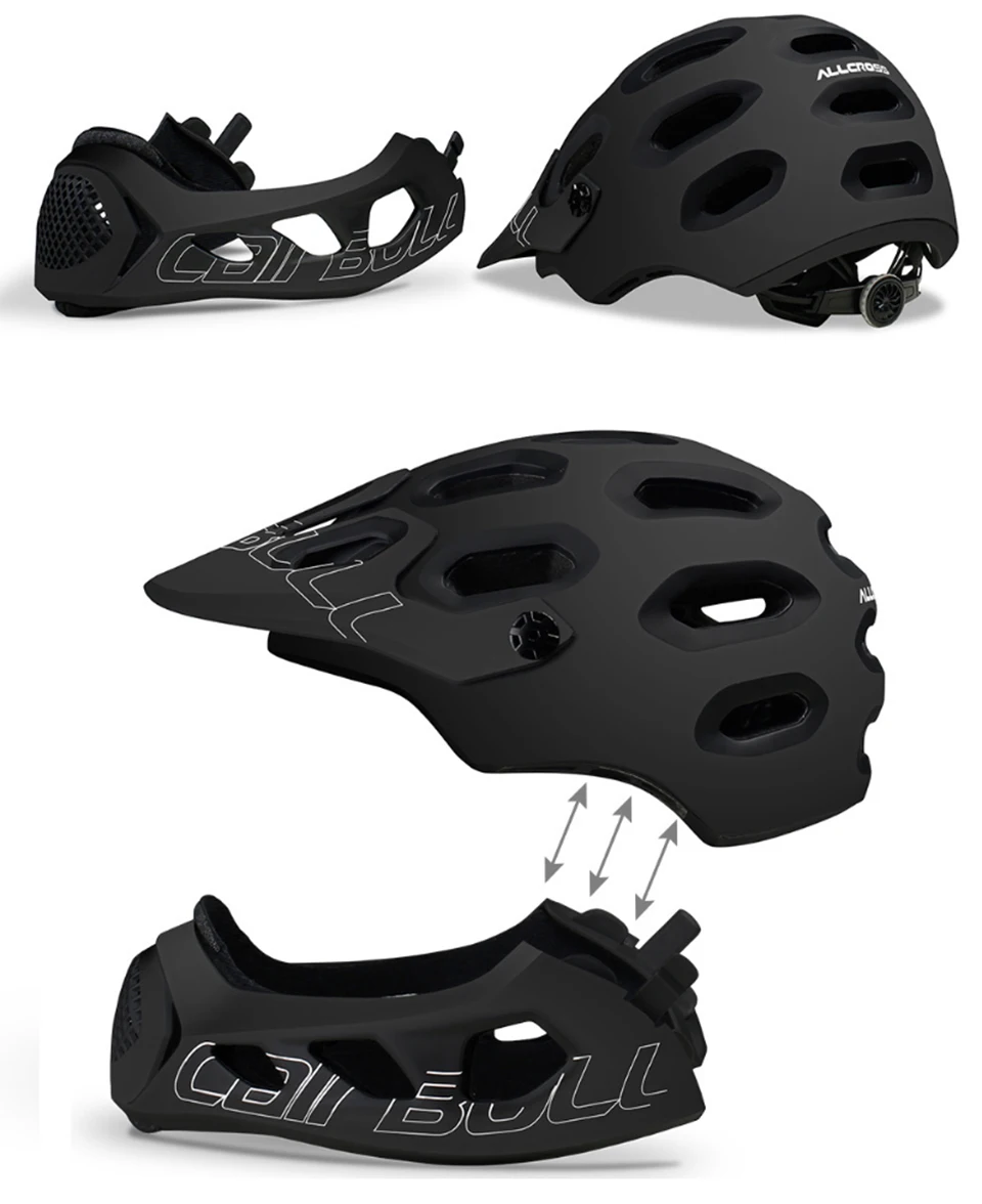 Горный Взрослый мужской велосипедный шлем полный покрытый MTB вниз холм Полный лицевой женский велосипедный шлем Экстремальные виды спорта катание на коньках