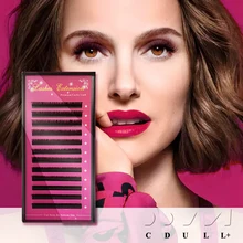 

Premium Eyelash Extension Silk Soft Individual Eye Lash Extensions C/D/L Curl False Lashes 8-15mm