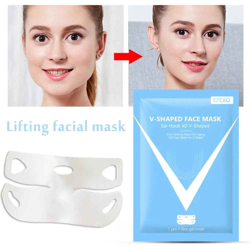 4D Lifting Mask V Line Face Lift Double Chin Reducer Intense Lifting Layer Mask Firming and Moisturizing Mask