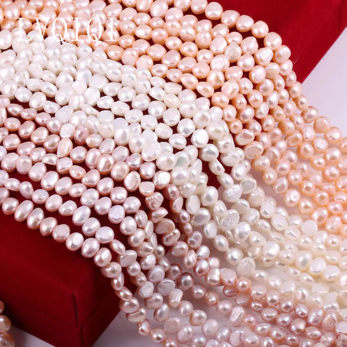 Natural Freshwater Pearl Baroque White Pink Black Irregular Beads For Jewelry Making DIY Earring Bracelet Necklace Accessories 2