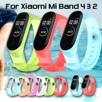 

smart wristbands silicone replacement strap for xiaomi mi band 4 3 2 strap miband4 miband3 miband2 straps mi band2 band3 band4