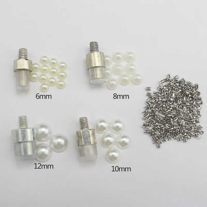 Manual White Pearl Beads Hand Press Pearl Setting Machine Jewelry Making Tools
