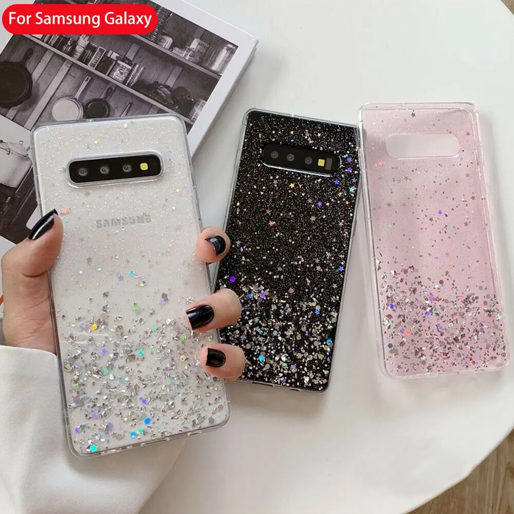 Простой тонкий мягкий чехол для Samsung S9 Plus S10 S8 Note10 Прозрачный S20 ультра 5G |