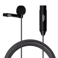 COMICA CVM-V02O omnidirezionale Lavalier risvolto microfono XLR Plug supporta 48V Phantom alimentazione condensatore Mic