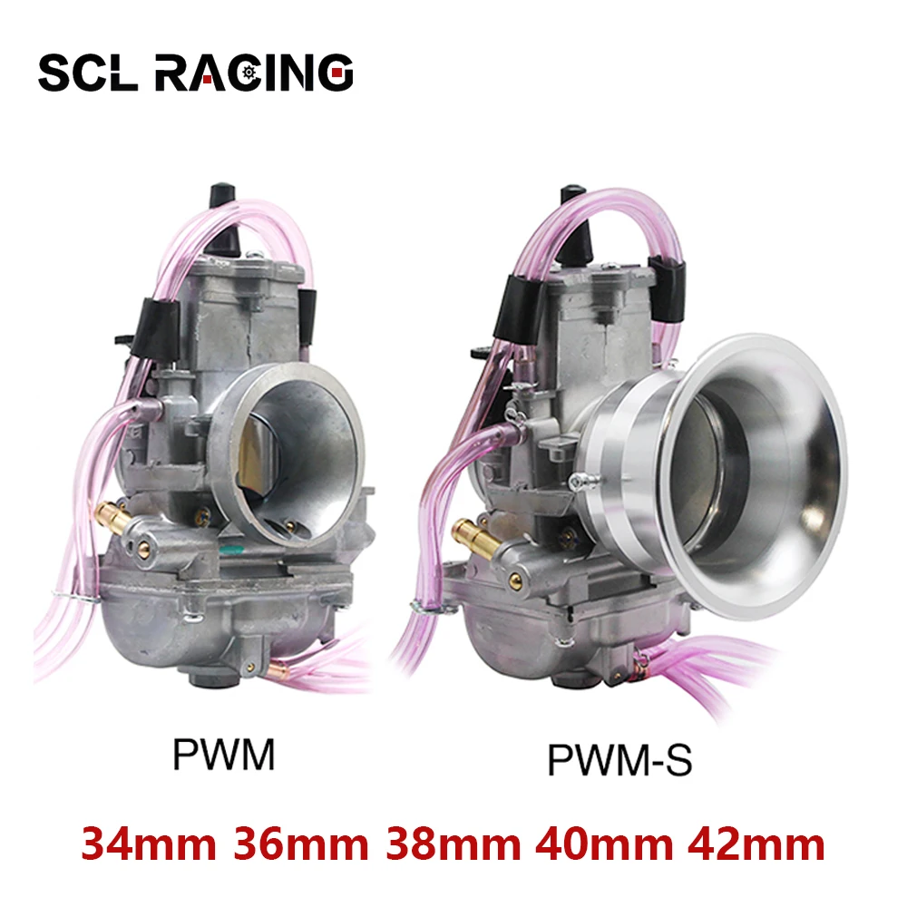 Alconstar Motorcycle Parts 34 36 38 40 42mm PWM Keih Carburetor For 125cc-250cc Shift Karts 2-Stroke UTV ATV Dit Pit Bike KT | Автомобили