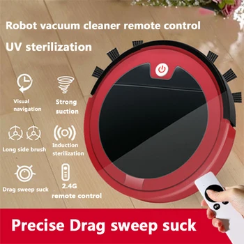 

Robot vacuum cleaner 4in1 Remote control usb wireless smart multifunction Drag sweep suck UV sterilization Sweeping robot 2800pa
