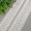 70mm 75mm Black White Hollow Out Floral Embroidered Lace Ribbon DIY Apparel Sewing Fabric Lace Tape Dress Clothing Decoration ► Photo 3/6