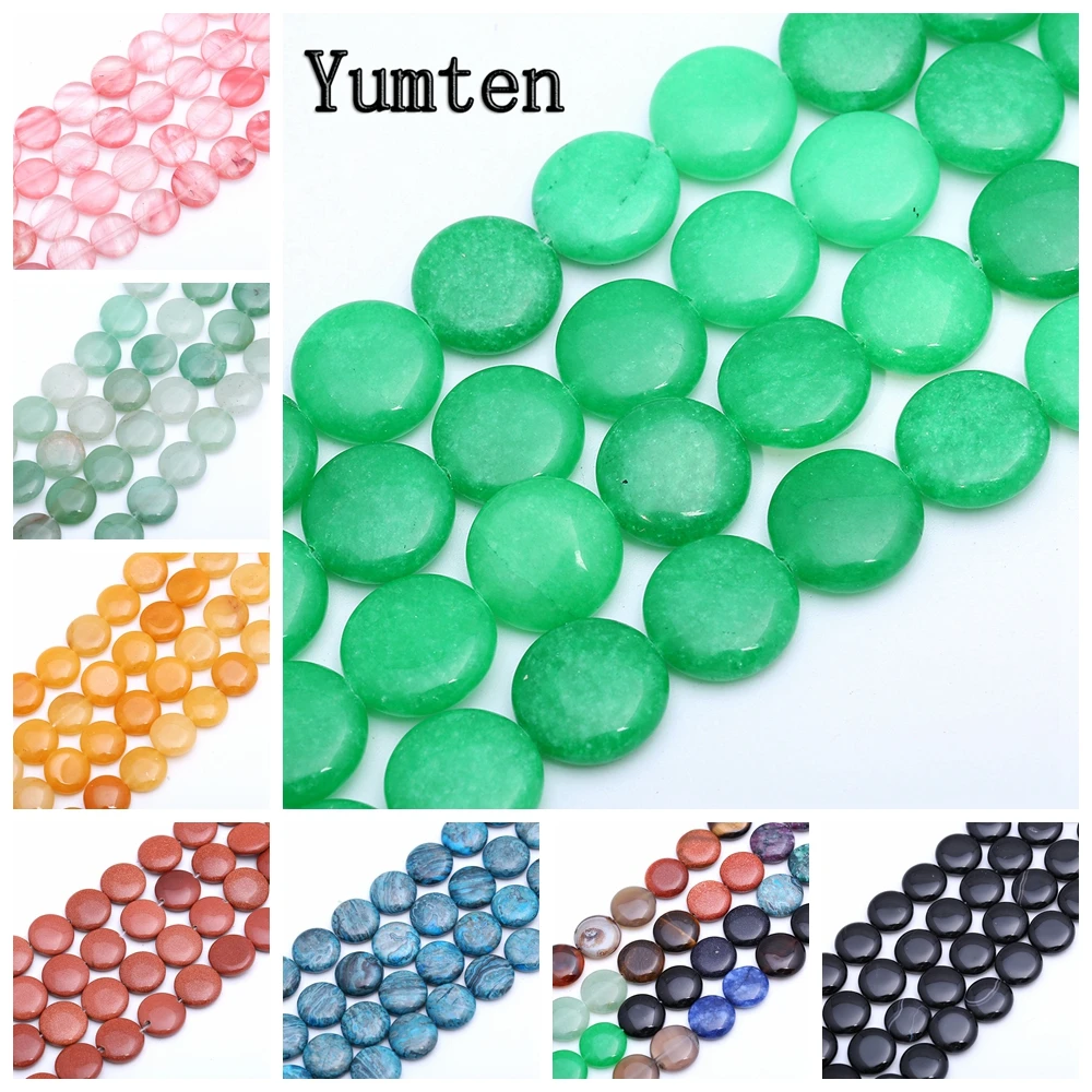 Yumten Round Jasper Bead 12mm*12mm Natural Rose Quartz Loose Beads Making Bracelets Turquoise Braided Beaded | Украшения и