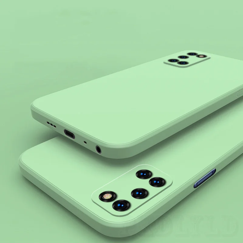 Thời Trang Gọng Vuông Silicone Ốp Lưng Điện Thoại Samsung Galaxy S21 S22 Cực S20 FE S10 Lite Note 20 10 Plus a51 A71 A52 Bìa Mềm samsung cute phone cover Cases For Samsung