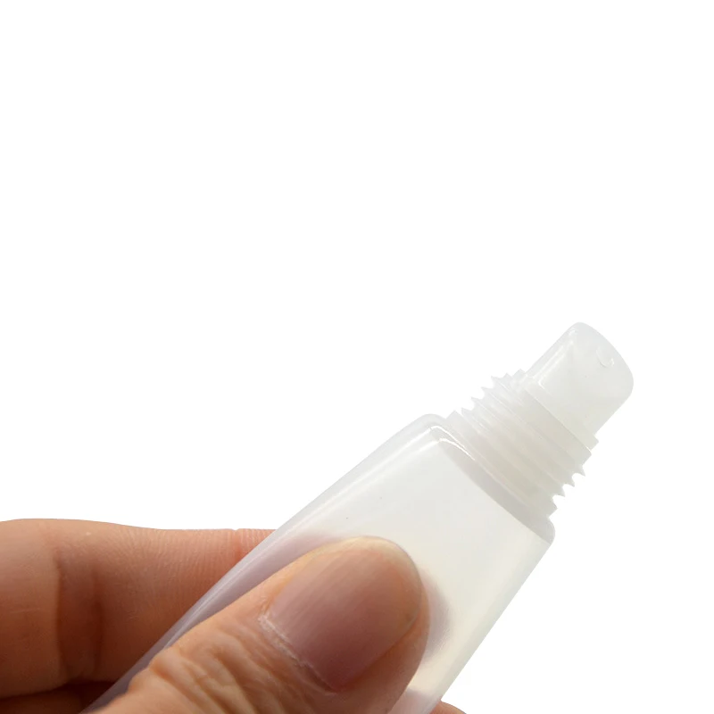 10Pcs 15/10/8ml Empty Lipstick Tube Lip Balm Soft Tube Clear Lip Gloss Container Makeup Squeeze Clear Lipgloss Portable Bottle