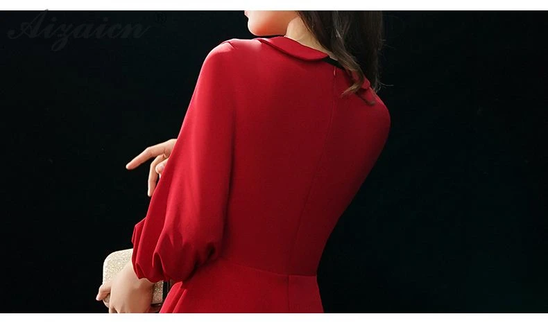 Ретро красный длинный Cheongsam Современная невеста свадебное платье Qi Pao женское традиционное китайское свадебное платье халат Ципао Rouge