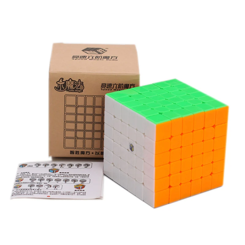 YUNXIN 6x6x6 neo скорость Кубик Рубика для профессионалов головоломка скорость Cubs Magico Развивающая игра детская игрушка 6x6 куб подарок на праздник Кубик-рубик