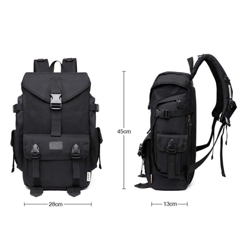Mochila модный рюкзак для мужчин Путешествия черные Наплечные сумки ozuko сумка для ноутбука мужские рюкзаки большой школьный рюкзак