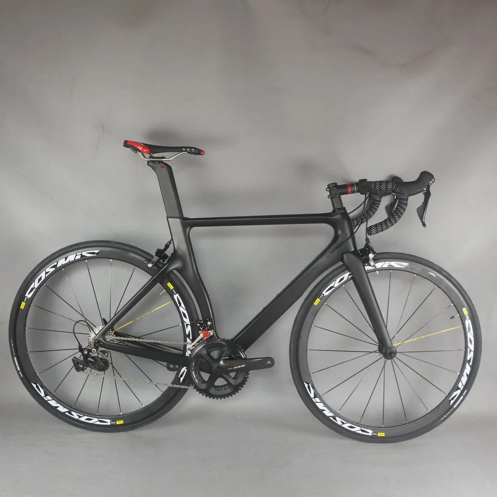 TT-X2 Aero road complete bike with R7000 groupset Cassette 11-25 Crankset 39-53T, 172.5mm with aluminum wheels