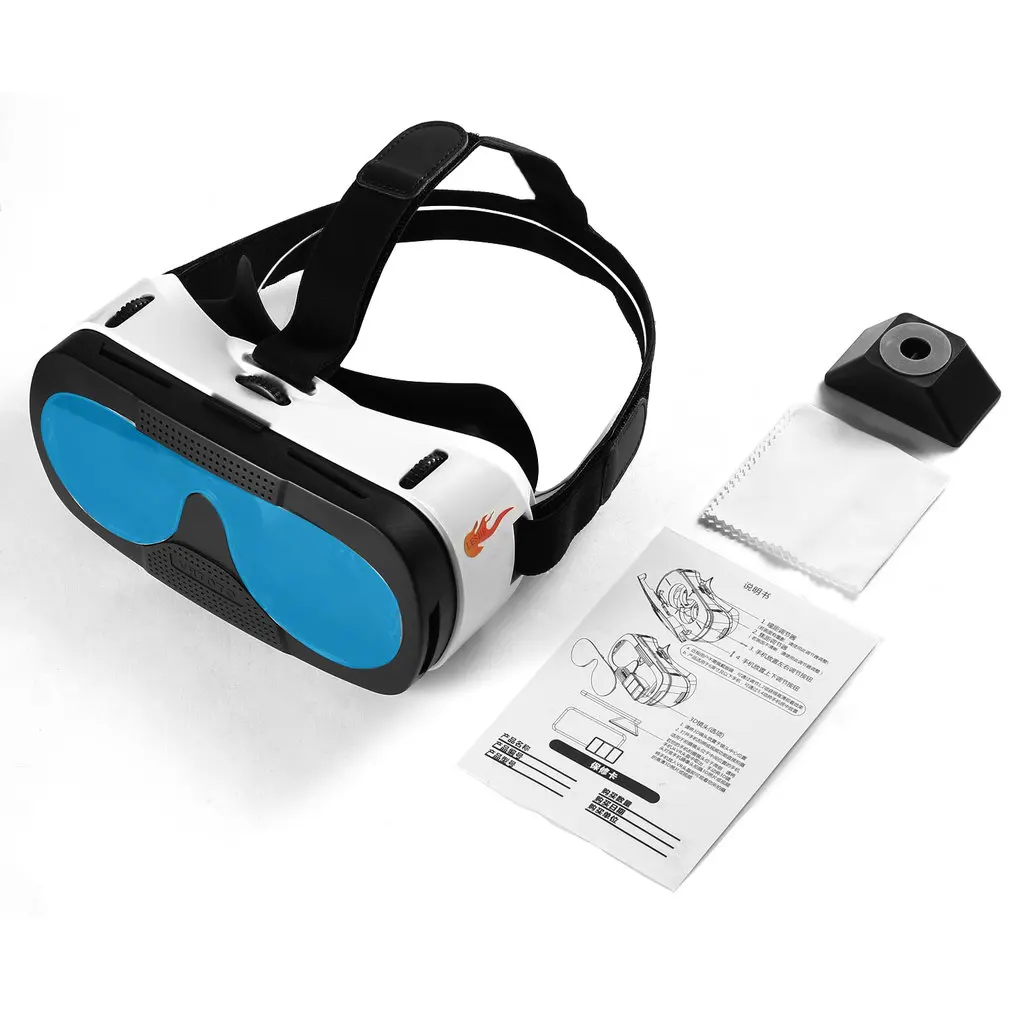 LESHP Blu-ray Glass Lens 3D VR Glasses Virtual Reality Headset Movie Game Anti-ultraviolet Anti-dizziness Better Thermal