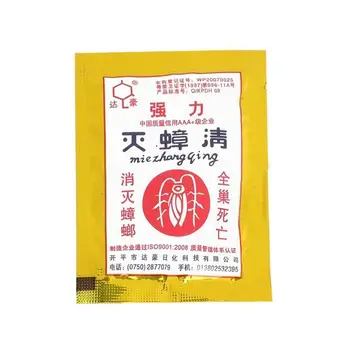 

4PCS Effective Killer Cockroach Powder Bait Special Supply Pest Reject Insect Beetle Control Bug Insecticide Garden Medicin P3N7