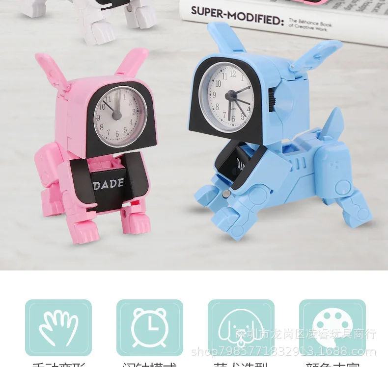 Детская трансформация будильник Робот Игрушки 6-8-Year Boy Jingang BOY'S GIRL'S Mini руководство по эксплуатации