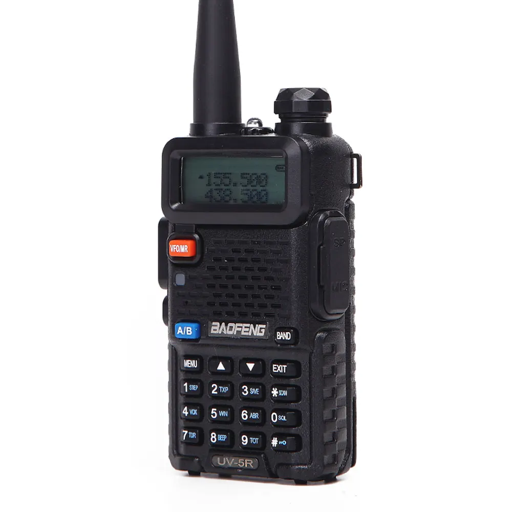 BaoFeng BF-UV 5R(UV-5R 3rd Gen) 5-ваттный двухчастотный двухстороннее радио(136-174Mhz VHF и 400-520 МГц UHF) включает в себя полный комплект