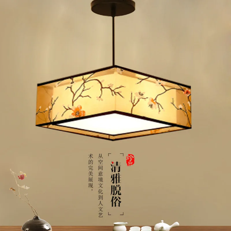 

new Chinese hall corridor teahouse Hotel round dining room bedroom light antique corridor single head small Chandelier