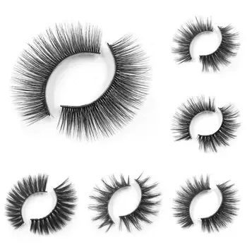 

25mm mink Lashes Extension 3D Faux Mink Eyelashes Natural Protector Mink Suit Reusable False lashes 5D For Animal Q2P7