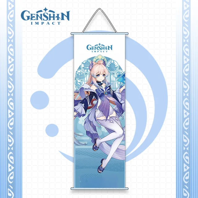 Genshin Impact Anime Cosplay Wall Hanger Kazuha Baal Ayaka Ayato Eula Sara Itto Gorou Shogun Kokomi Fans Collections Props kokomi